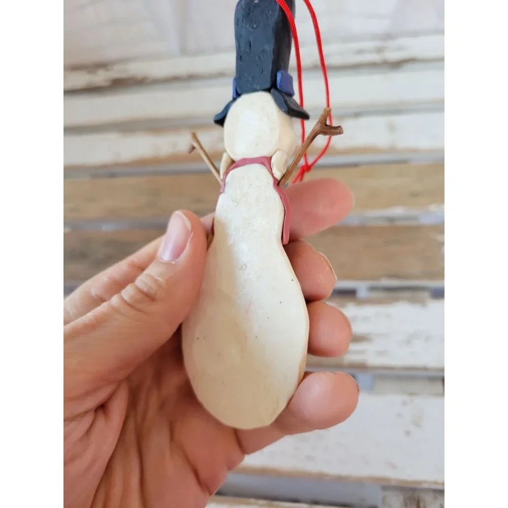 Snowman tree‎ plastic ornament Xmas holiday tree
